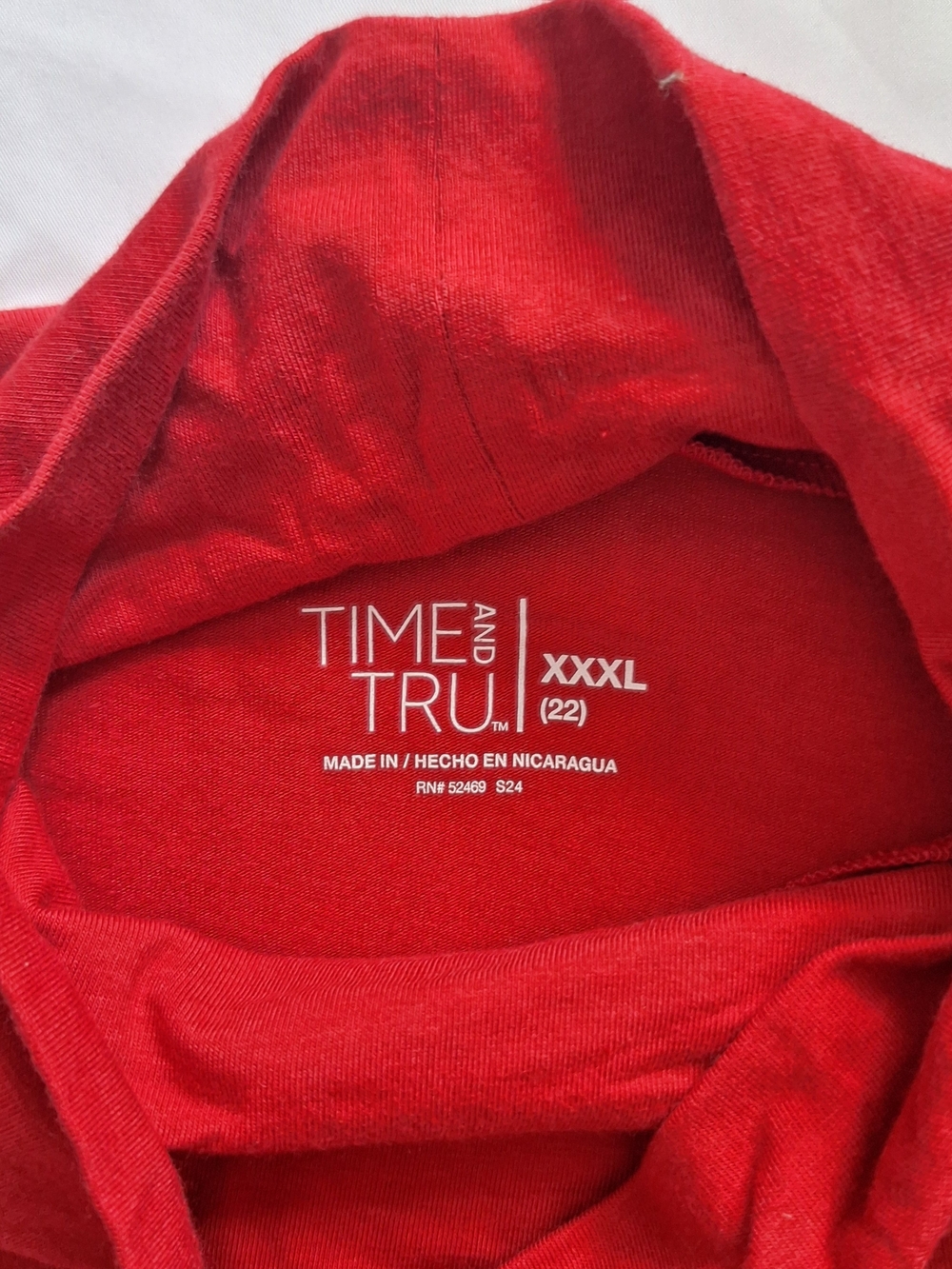 Time And Tru Women's Red Turtleneck XXXL (22) - Picture 3 of 6